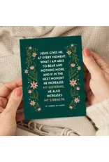 Just Love Prints Card - Suffering & Strength (Blank Inside)