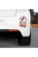 Just Love Prints Car Magnet - Life is Beautiful