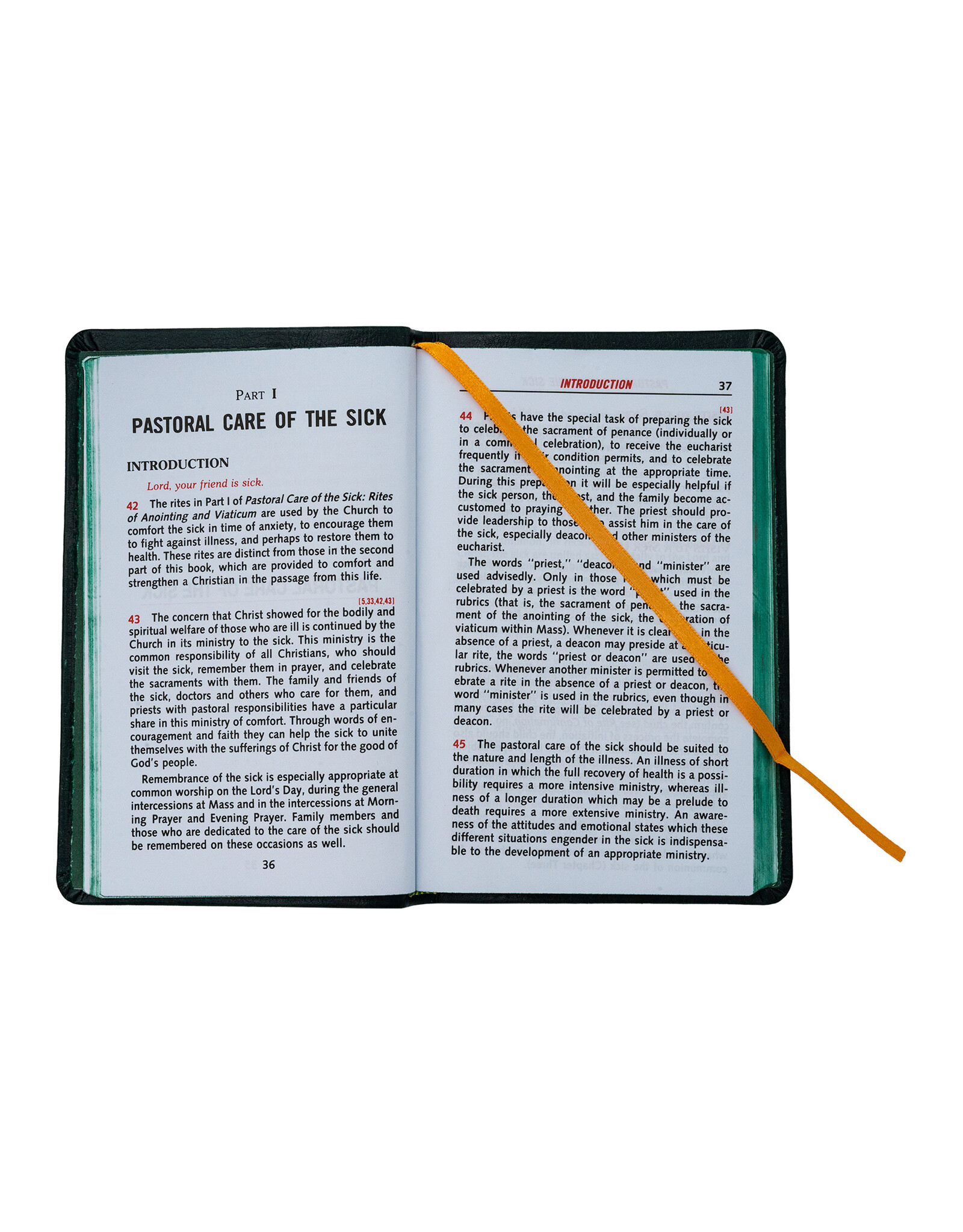 Catholic Book Publishing Order of the Anointing of the Sick & of their Pastoral Care (Pocket Size)