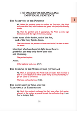 Catholic Book Publishing Order of Penance