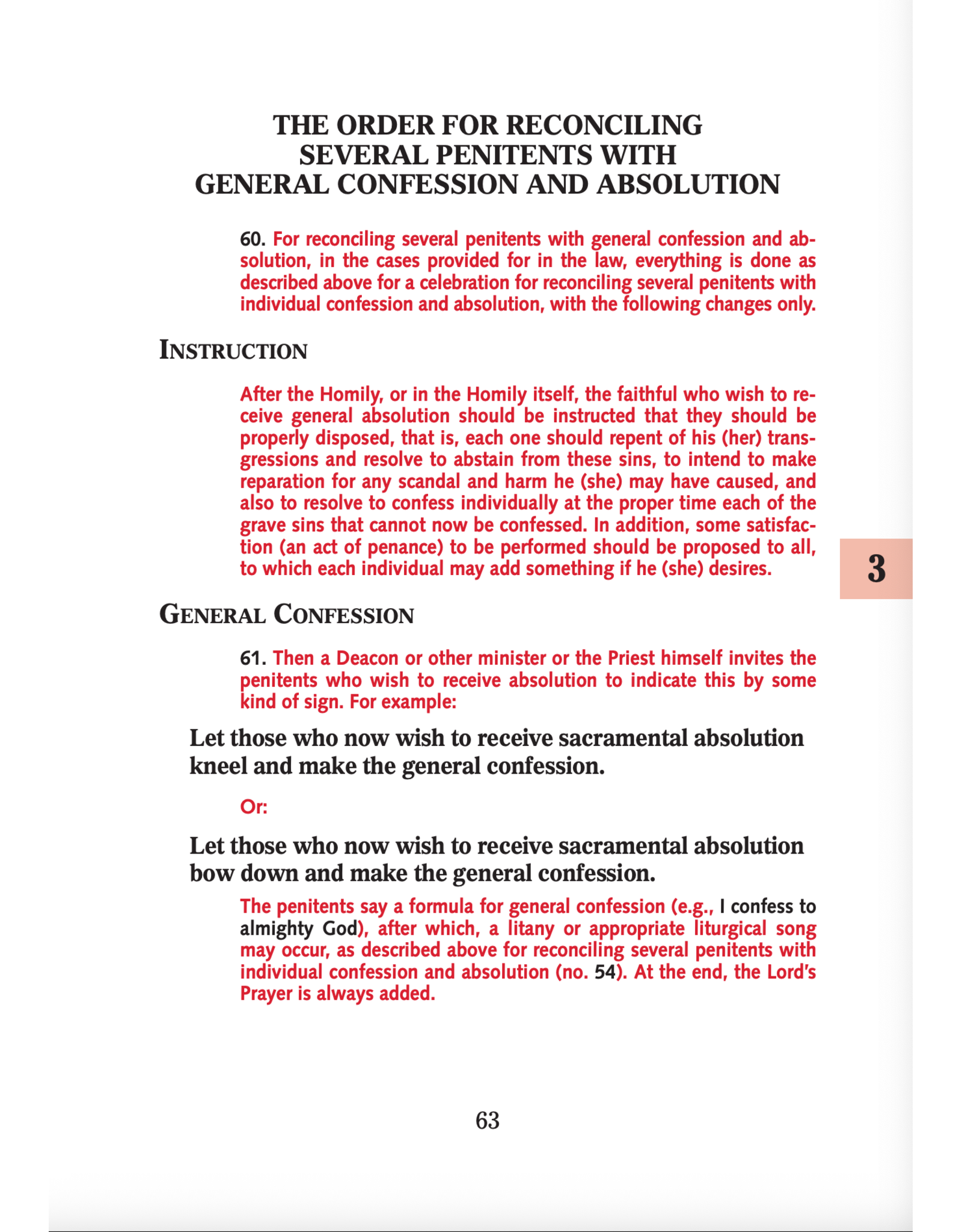 Catholic Book Publishing Order of Penance