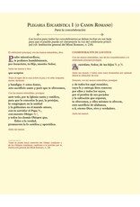 Catholic Book Publishing Eucharistic Prayer Cards (Spanish)