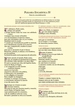 Catholic Book Publishing Eucharistic Prayer Cards (Spanish)