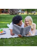 Just Blessed Bible Cover - Cross, Gray