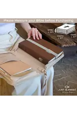 Just Blessed Bible Cover - Cross, w/Vine, Tan