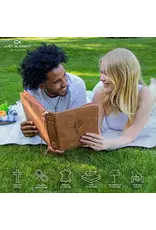 Just Blessed Bible Cover - Wheat, Brown