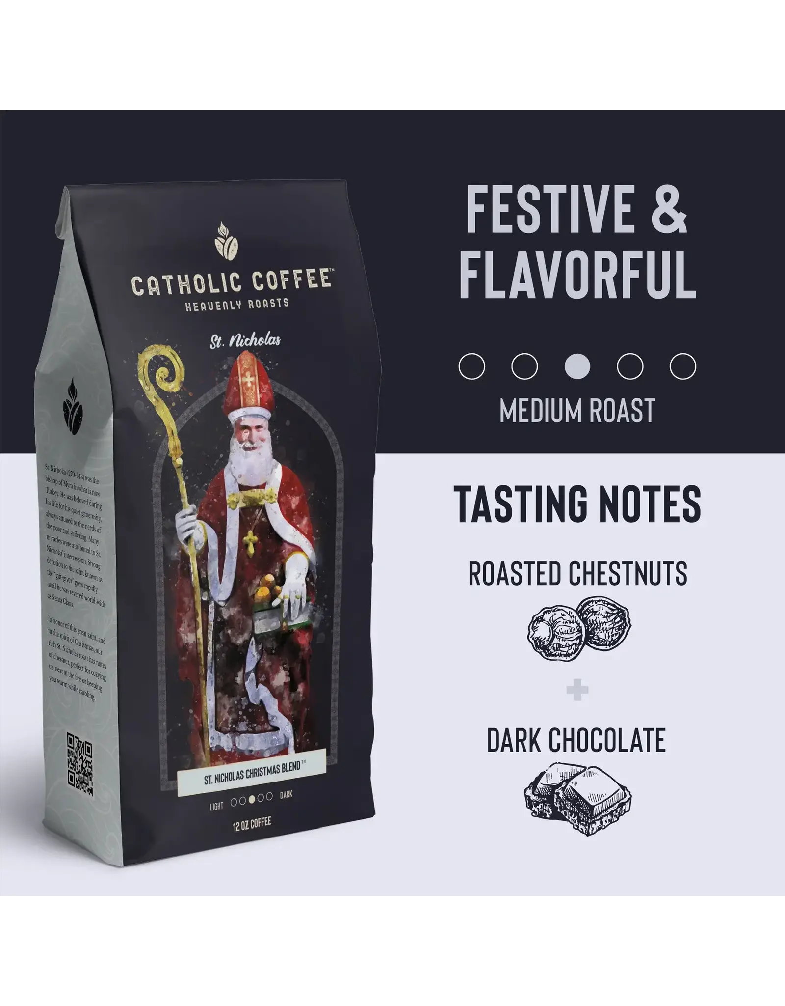 Catholic Coffee Coffee - St. Nicholas (Christmas Blend)