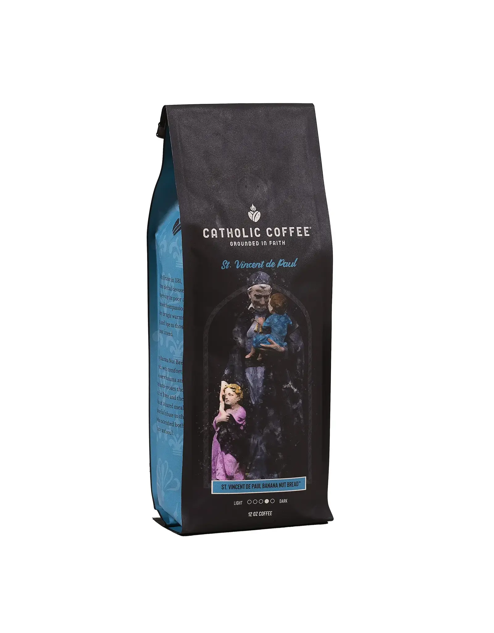 Catholic Coffee Coffee - St. Vincent de Paul (Banana Nut Bread, Whole Bean)