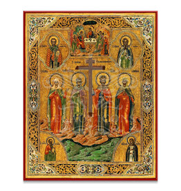 Legacy Icons Icon - Holy Cross With Saints (XIXc)