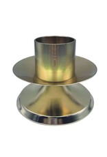 Hurley's Candleholder for 1-1/2" Candle, Gold Plated