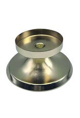 Hurley's Candleholder for LED Saints & 2" Candles, Gold Plated