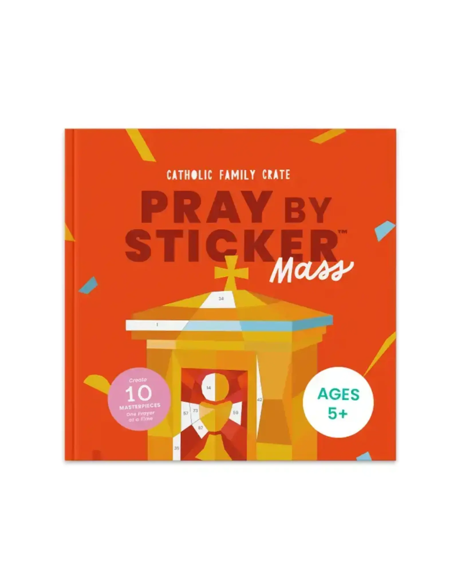 Catholic Family Crate Pray by Sticker: Mass
