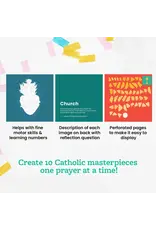 Catholic Family Crate Pray by Sticker: Paint-by-Number Sticker Book