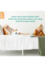 Catholic Family Crate Pray by Sticker: Paint-by-Number Sticker Book