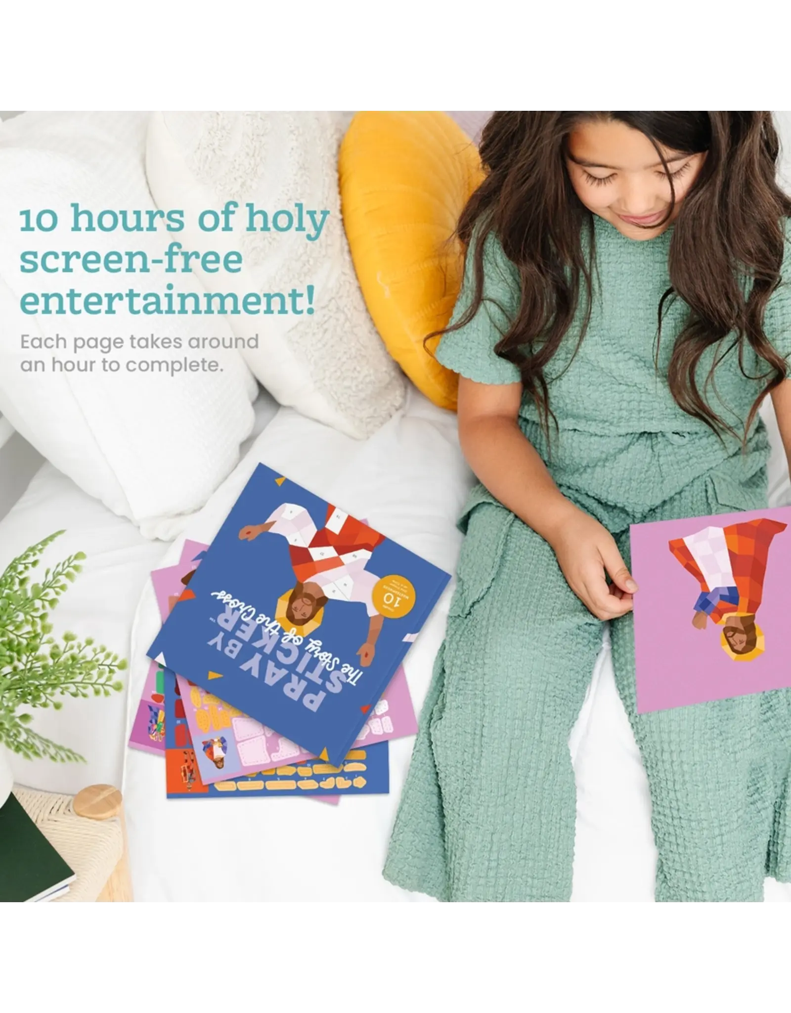 Catholic Family Crate Pray by Sticker: Story of the Cross Sticker Book