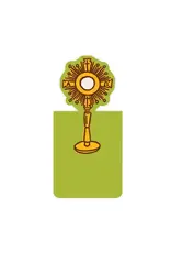 Catholic Family Crate Adoration (Monstrance) Magnetic Bookmarks
