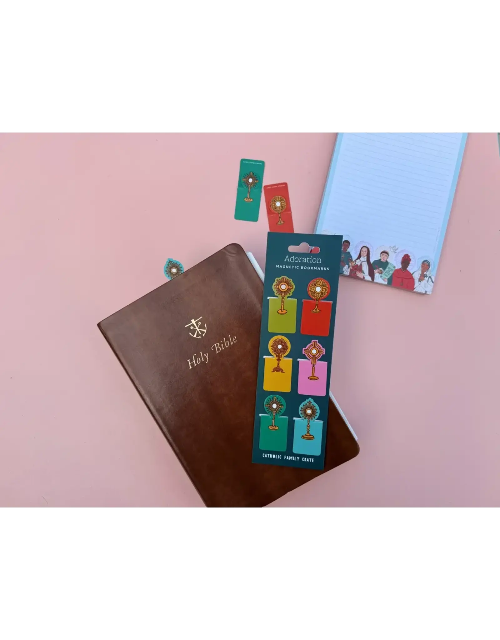 Catholic Family Crate Adoration (Monstrance) Magnetic Bookmarks