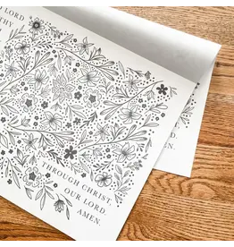 Gratia Design Bless Us O Lord Placemat Pad