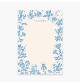 Gratia Design Notepad - Flowers of Mary