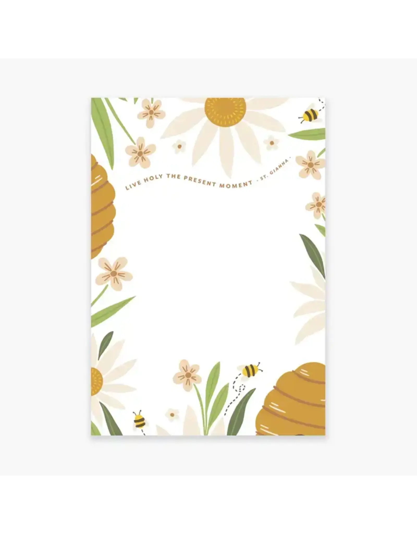 Gratia Design Notepad - Live Holy the Present Moment