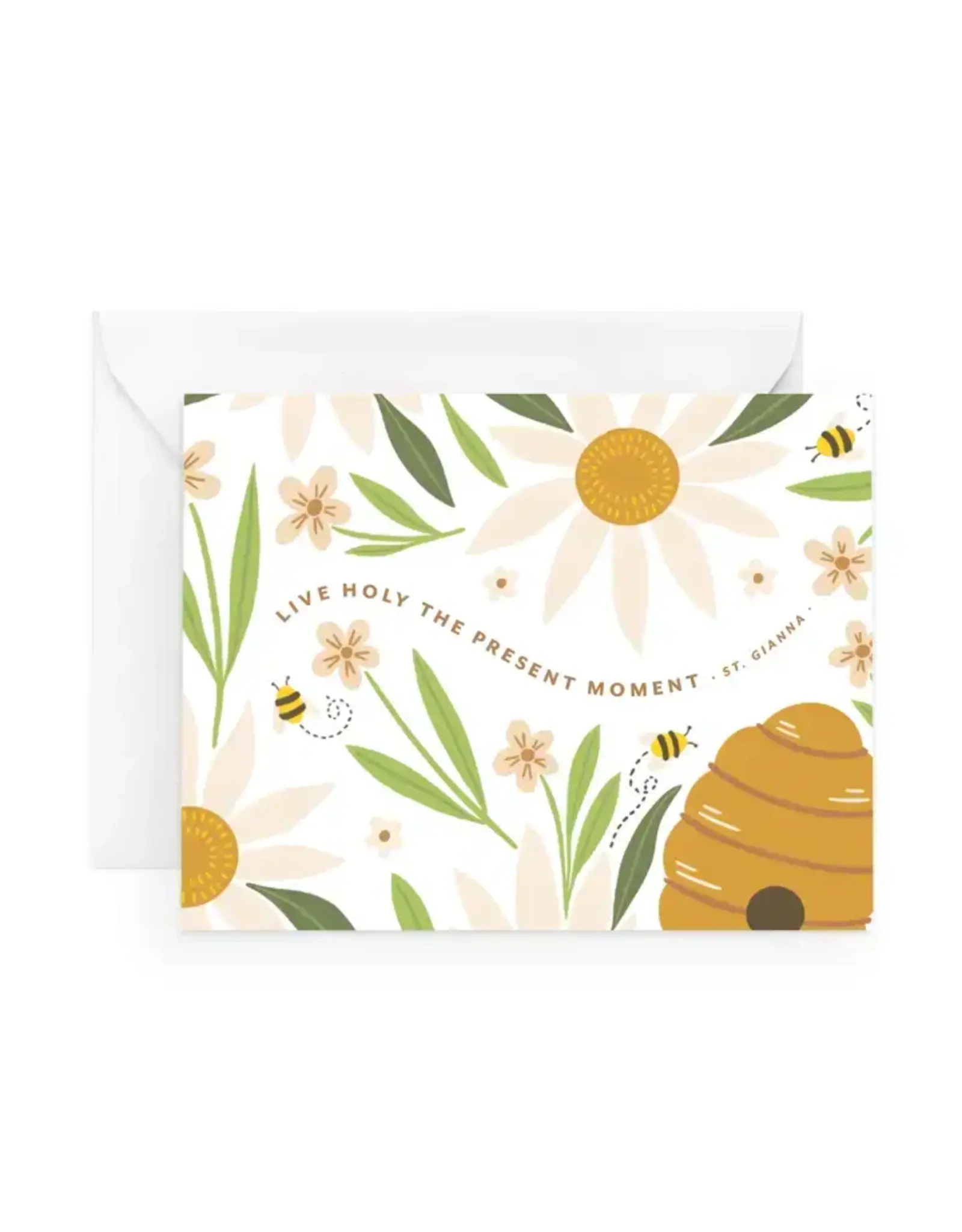 Gratia Design Card - Live Holy the Present Moment