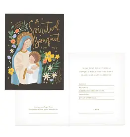 Gratia Design Card - Marian Spiritual Bouquet