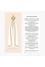 Gratia Design Bookmark - Our Lady of Fatima Prayer Card
