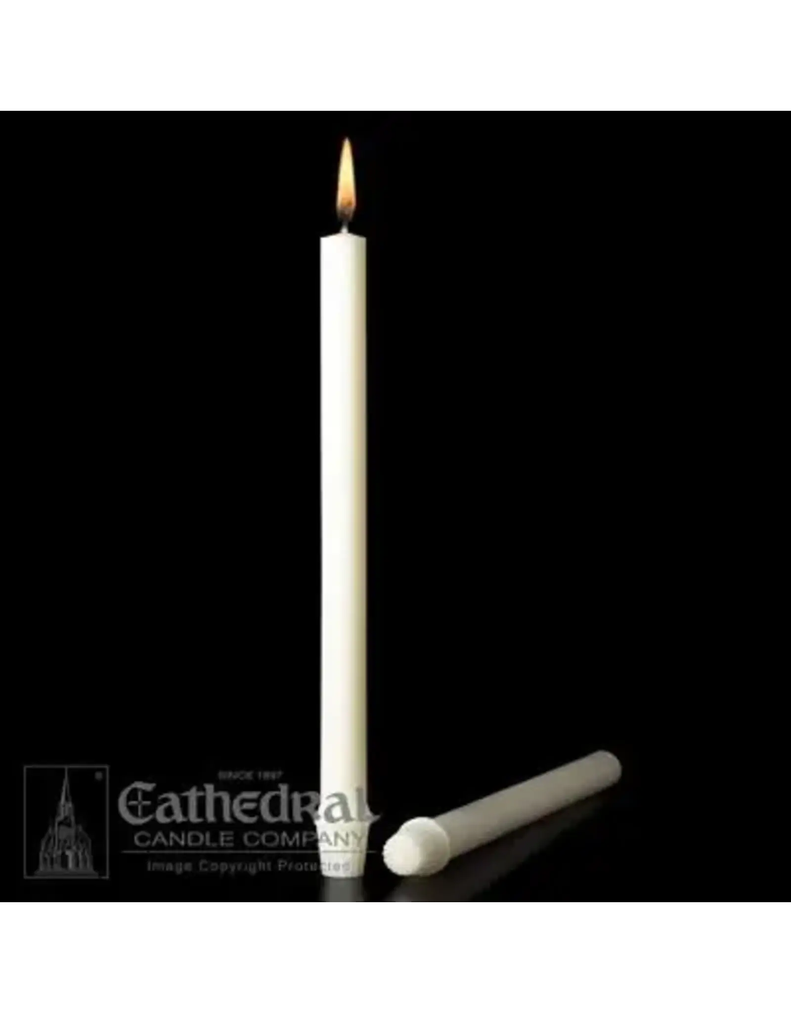 Cathedral Candle 51% Beeswax Altar Candles 1.25"x24.75" SFE (6)