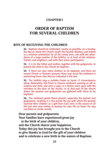 Catholic Book Publishing Order of Baptism of Children