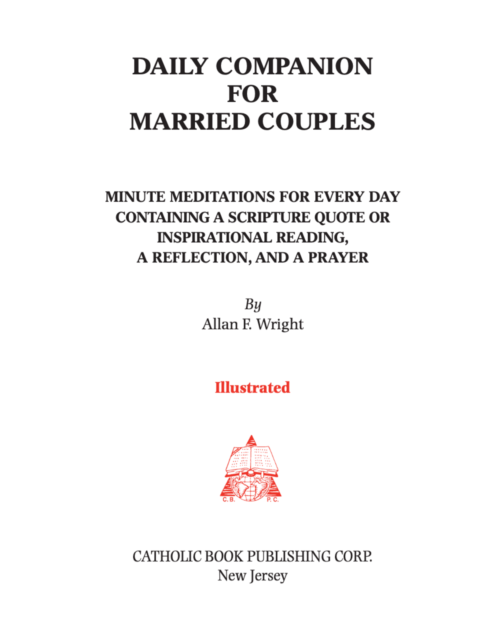Catholic Book Publishing Daily Companion For Married Couples