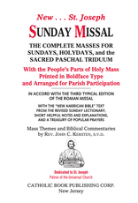 Catholic Book Publishing St. Joseph Sunday Missal-Red Flex Cover
