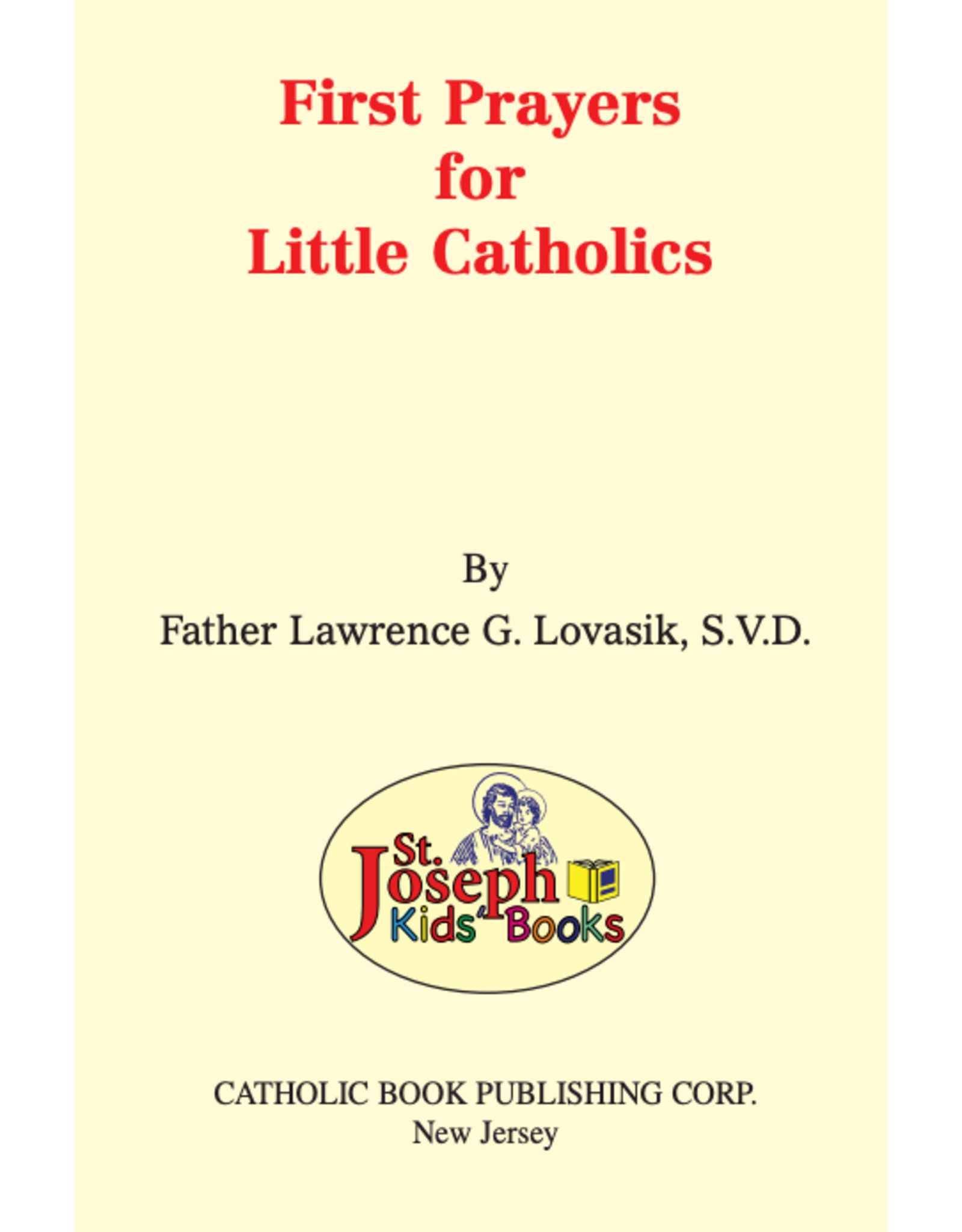 Catholic Book Publishing First Prayers for Little Catholics