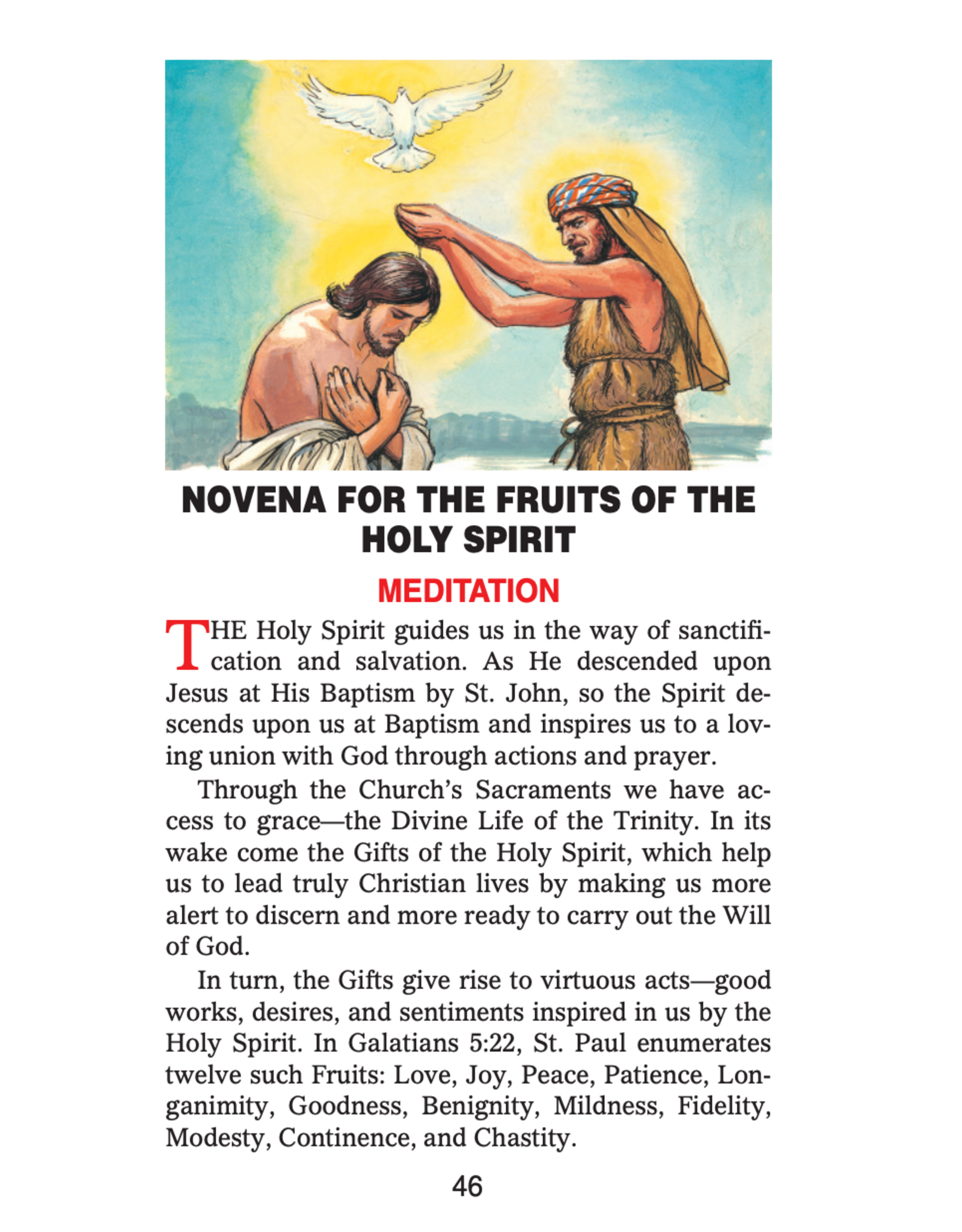 Catholic Book Publishing Favorite Novenas to the Holy Spirit