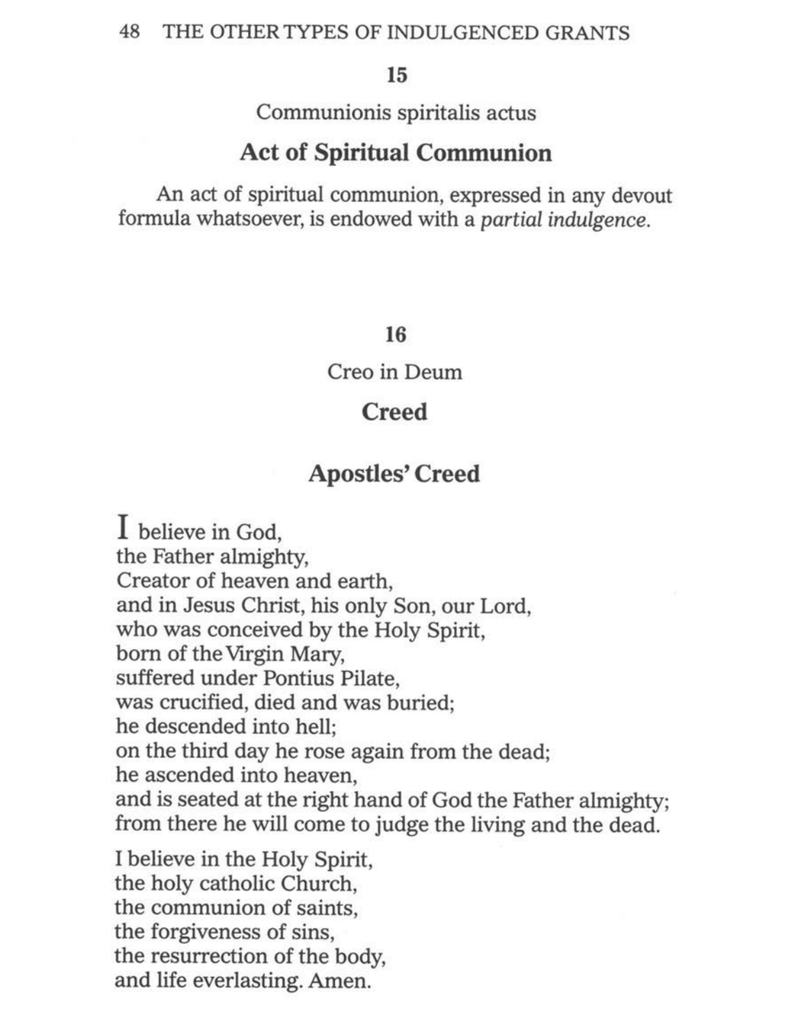Catholic Book Publishing Handbook of Indulgences