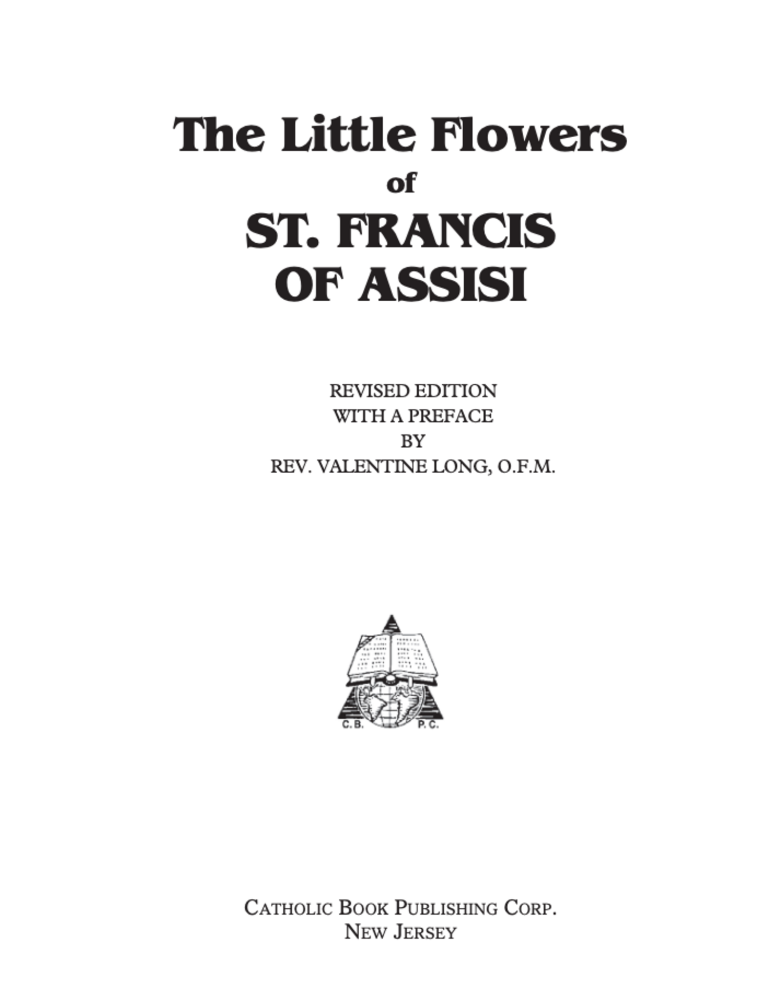 Catholic Book Publishing Little Flowers of St. Francis of Assisi