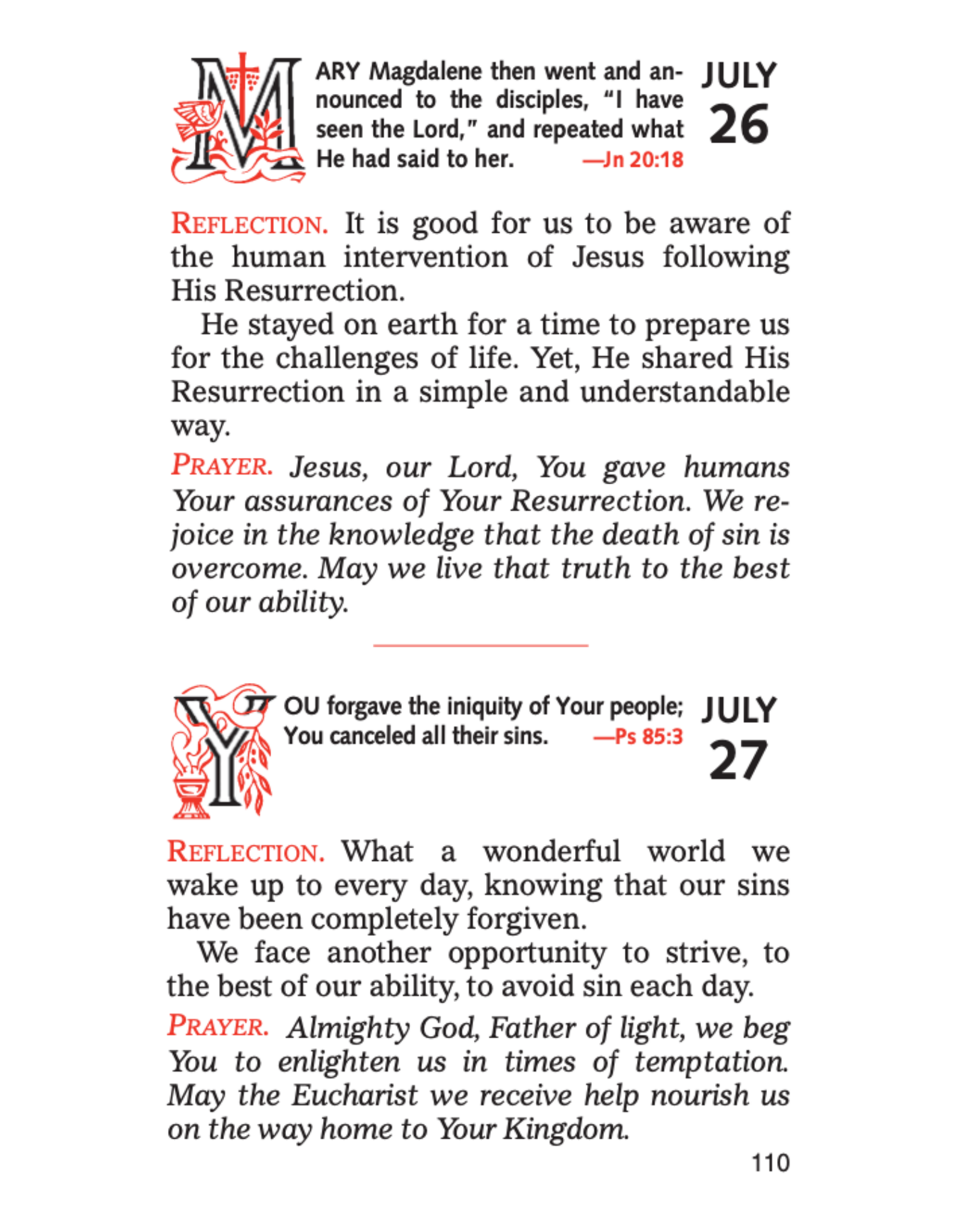 Catholic Book Publishing Inspirational Thoughts for Every Day