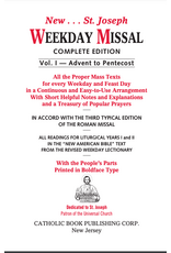 Catholic Book Publishing Weekday Missal (Vol. I/Zipper)
