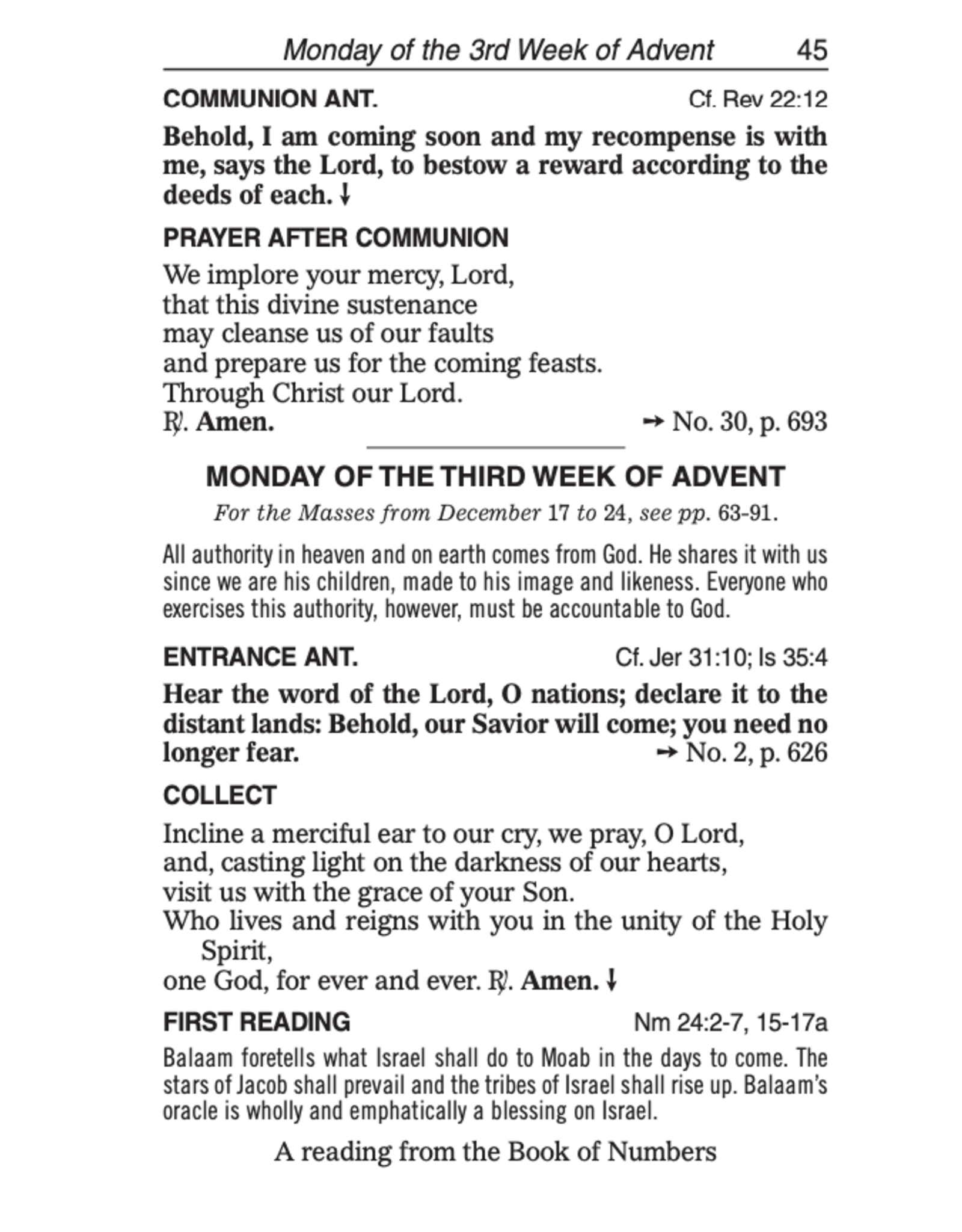 Catholic Book Publishing Weekday Missal (Vol. I/Zipper)
