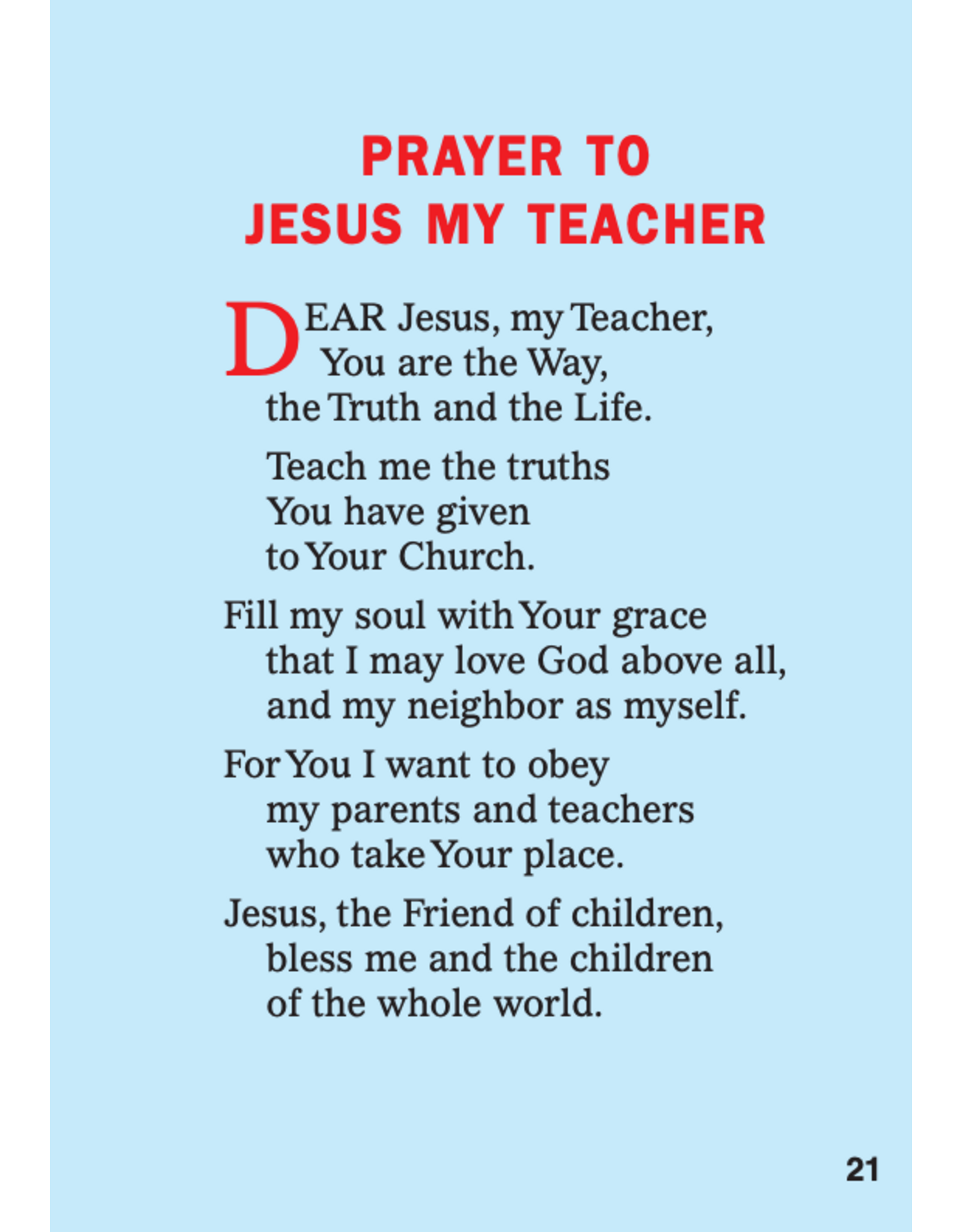 Catholic Book Publishing My First Prayer Book