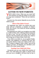 Catholic Book Publishing Order of Baptism of Children (Participation Booklet)