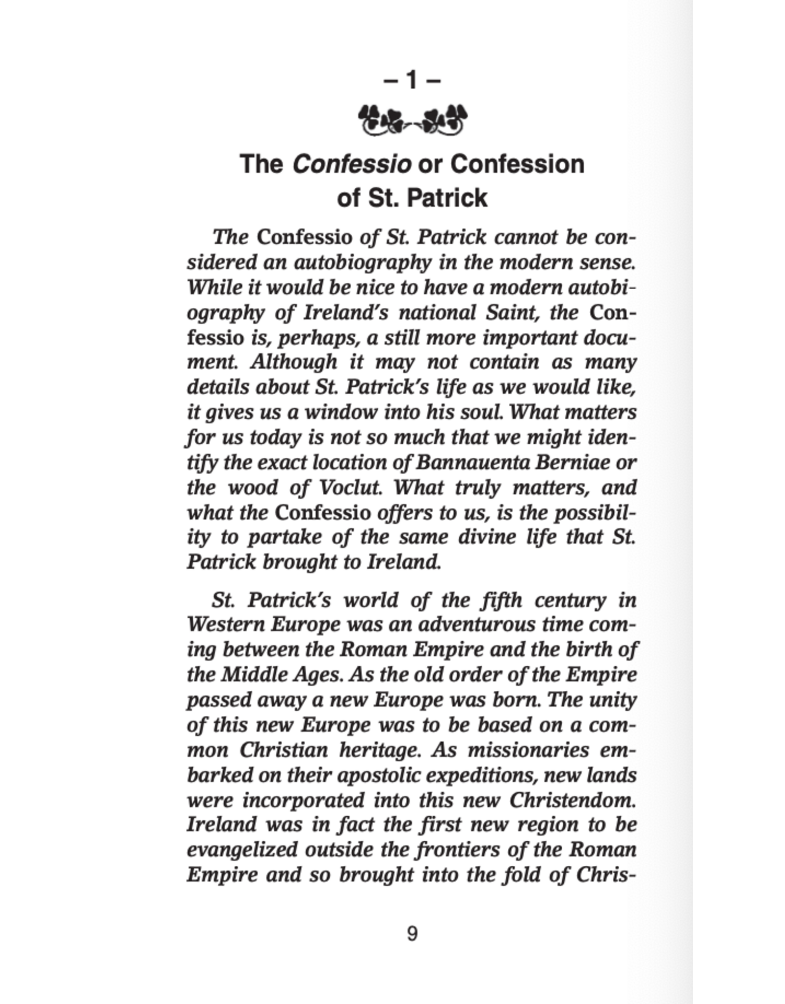 Catholic Book Publishing St. Patrick: His Confession And Other Works