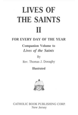 Catholic Book Publishing Lives of the Saints II Blue Dura-Lux