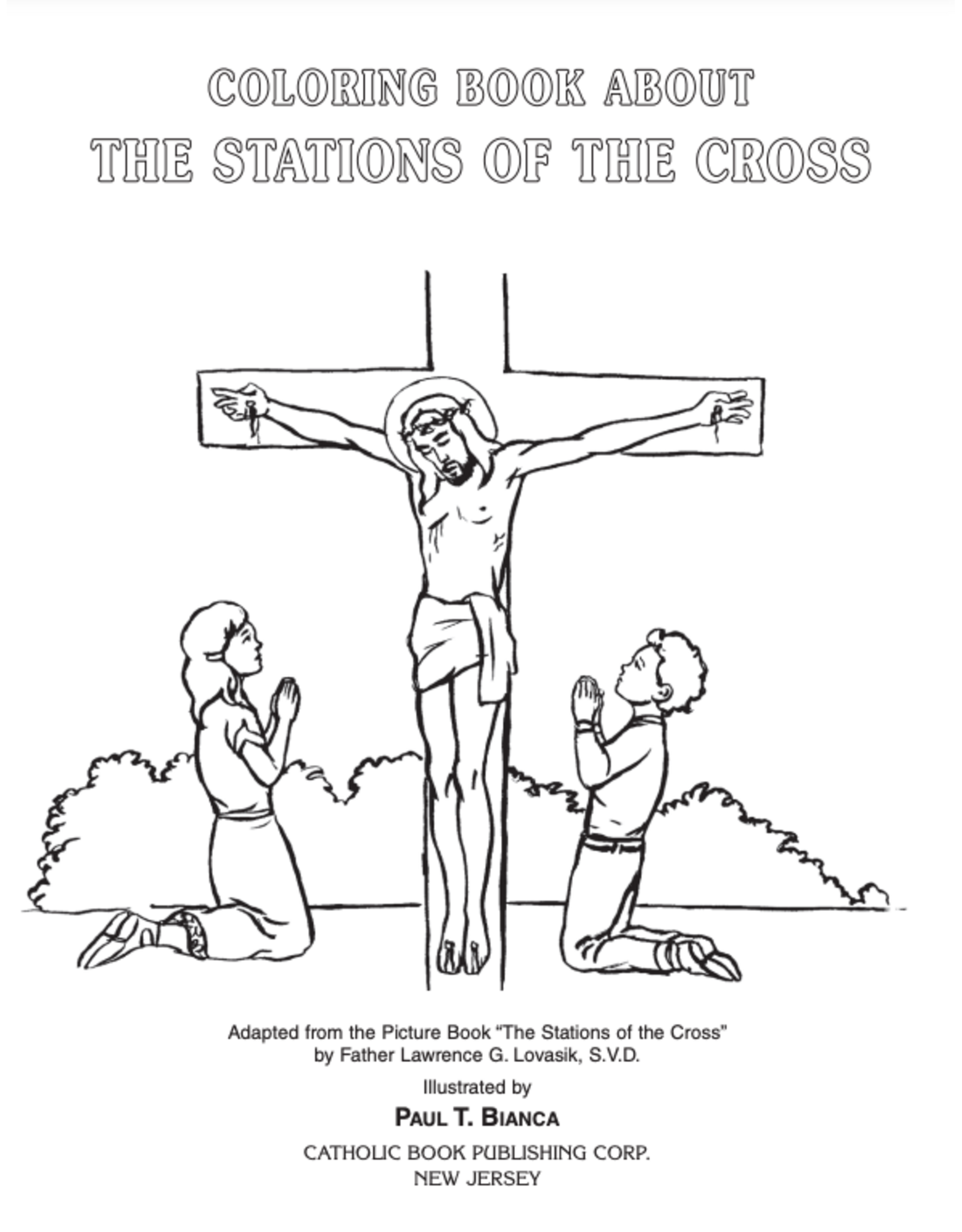 Catholic Book Publishing Stations of the Cross Coloring Book