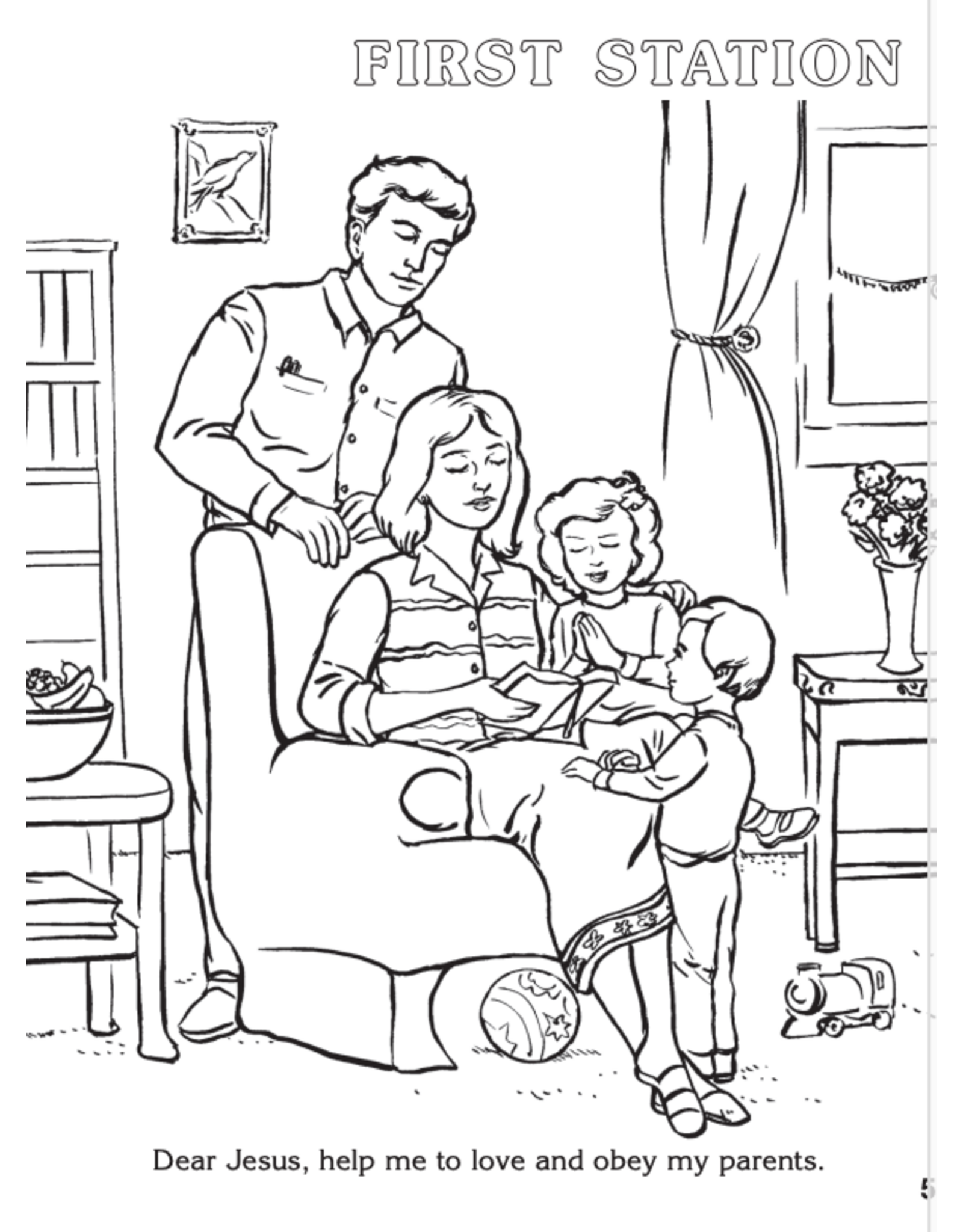 Catholic Book Publishing Stations of the Cross Coloring Book