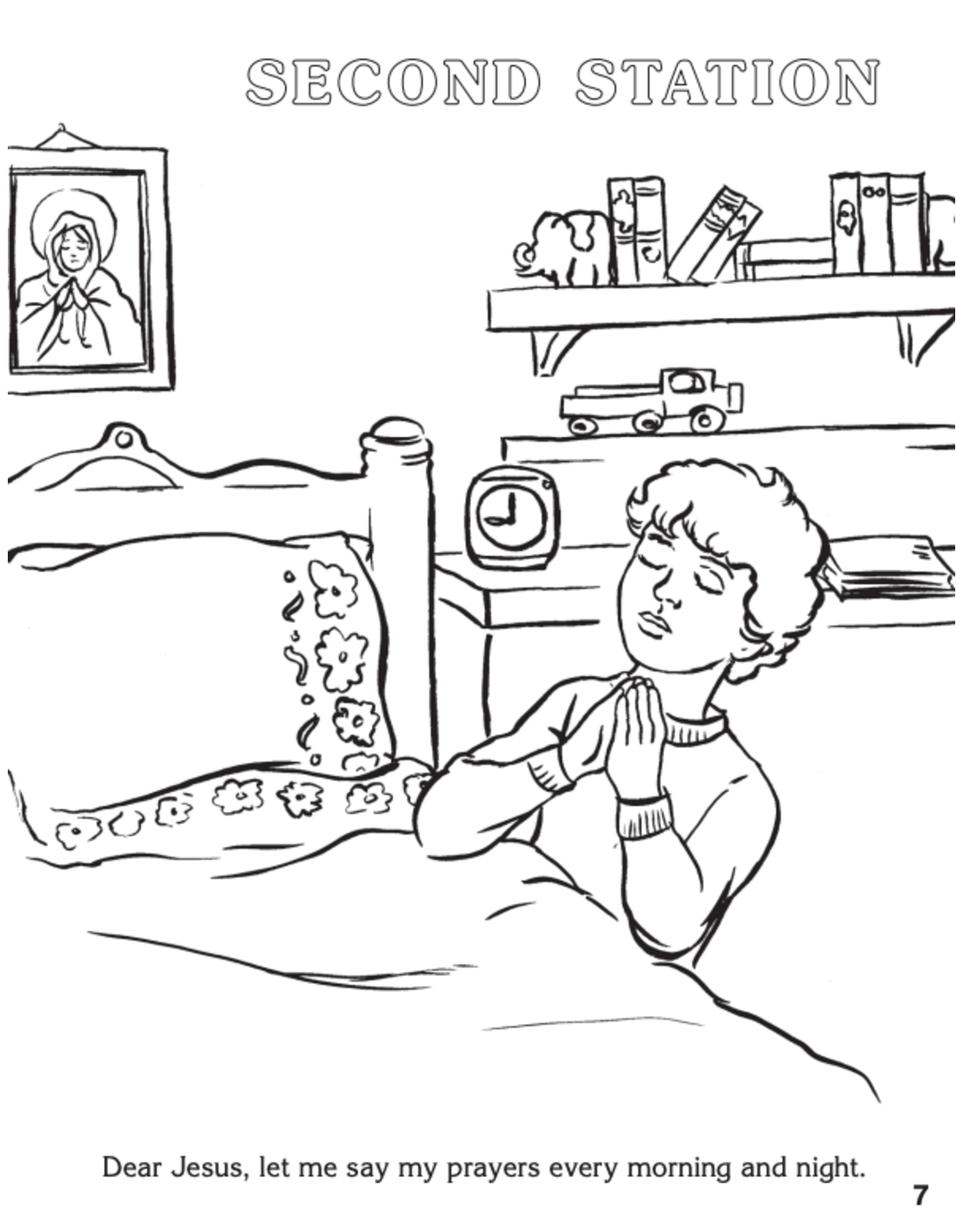 Catholic Book Publishing Stations of the Cross Coloring Book