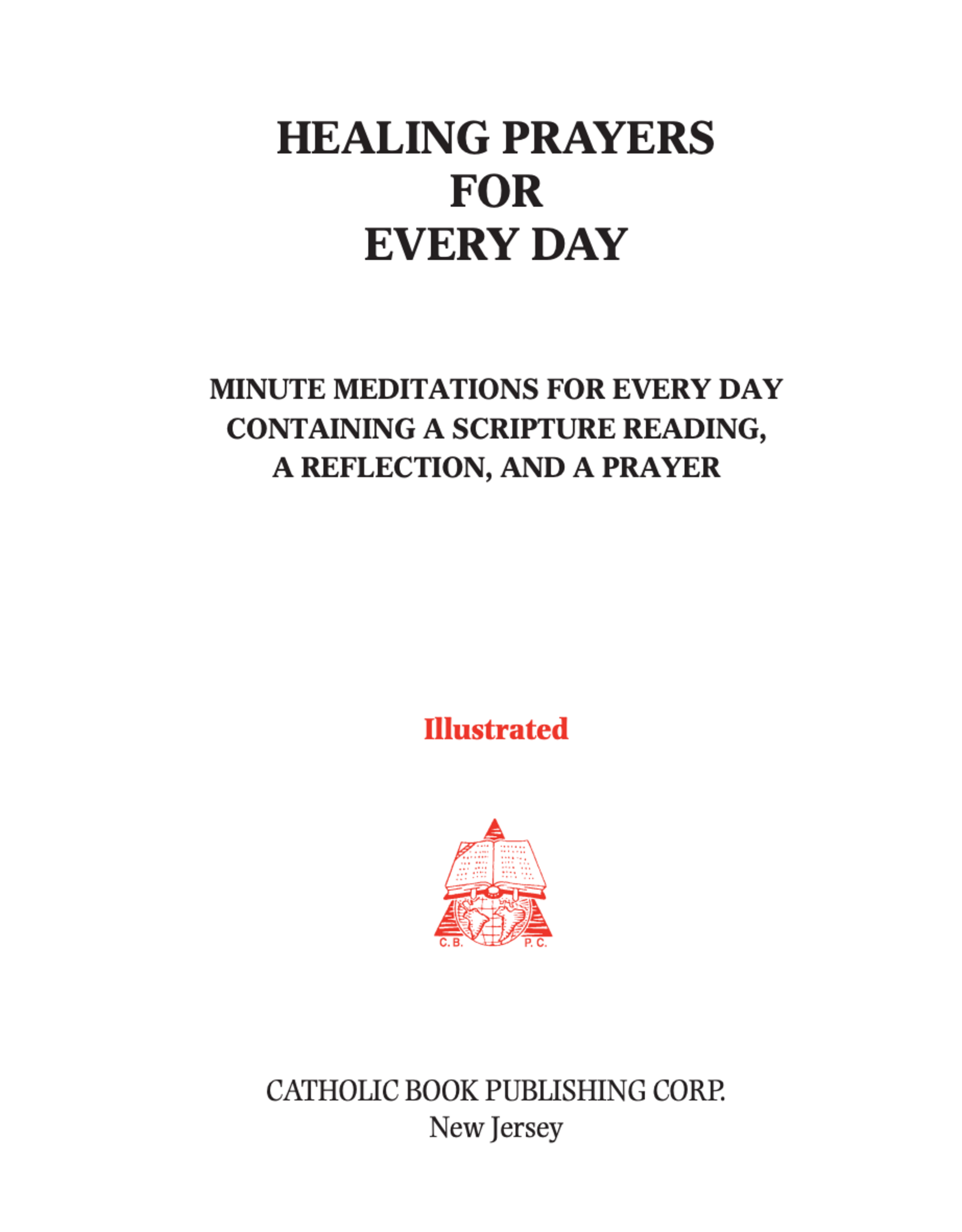 Catholic Book Publishing Healing Prayers For Every Day