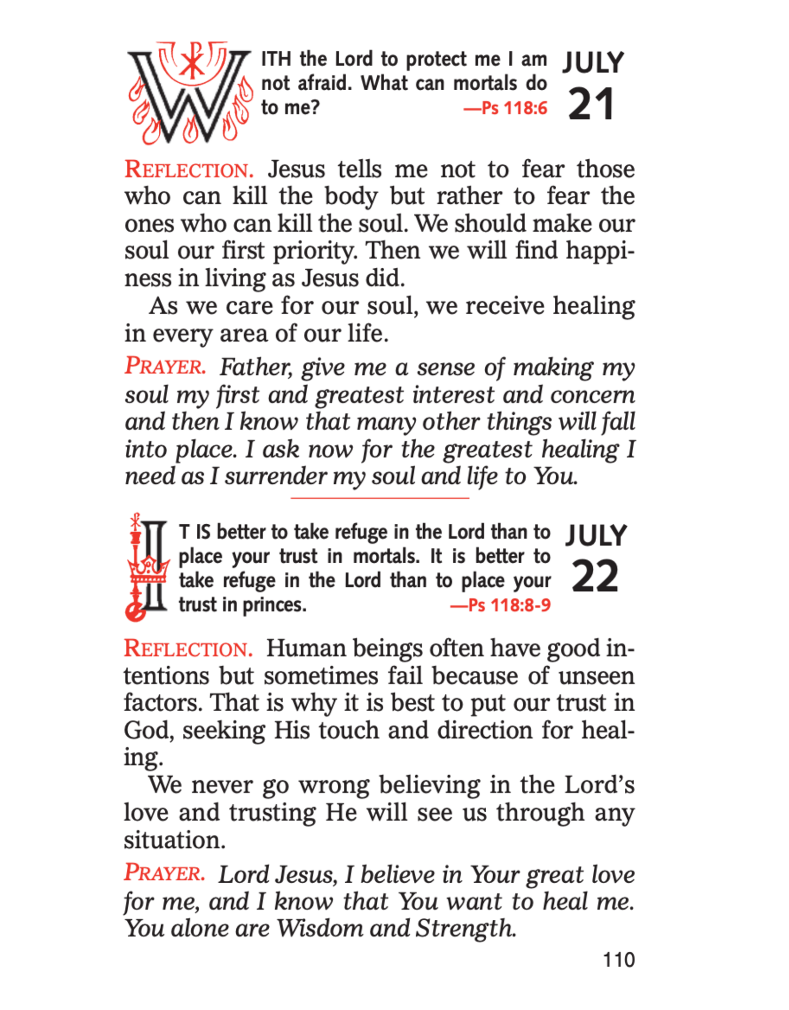 Catholic Book Publishing Healing Prayers For Every Day