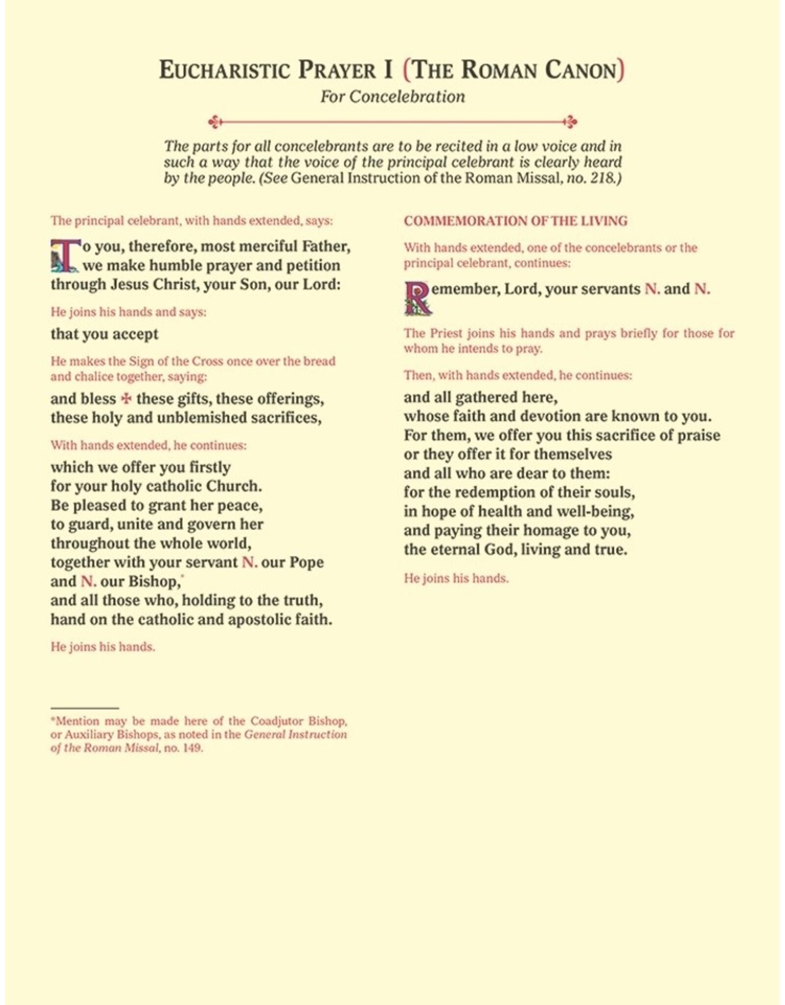 Catholic Book Publishing Eucharistic Prayer Cards