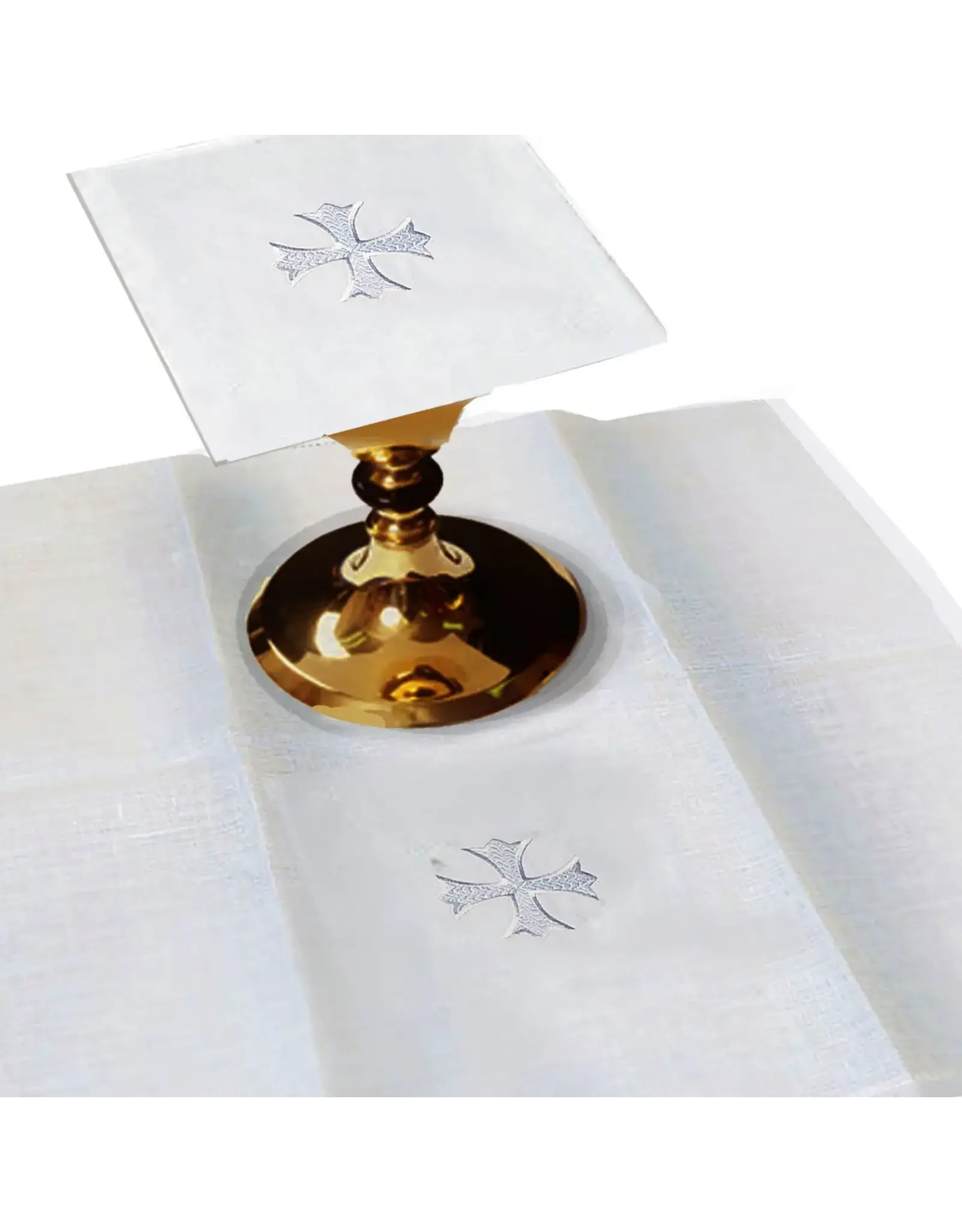 Gaiser (Beau Veste) Purificator, 100% Linen, 12x18 - Greek Cross