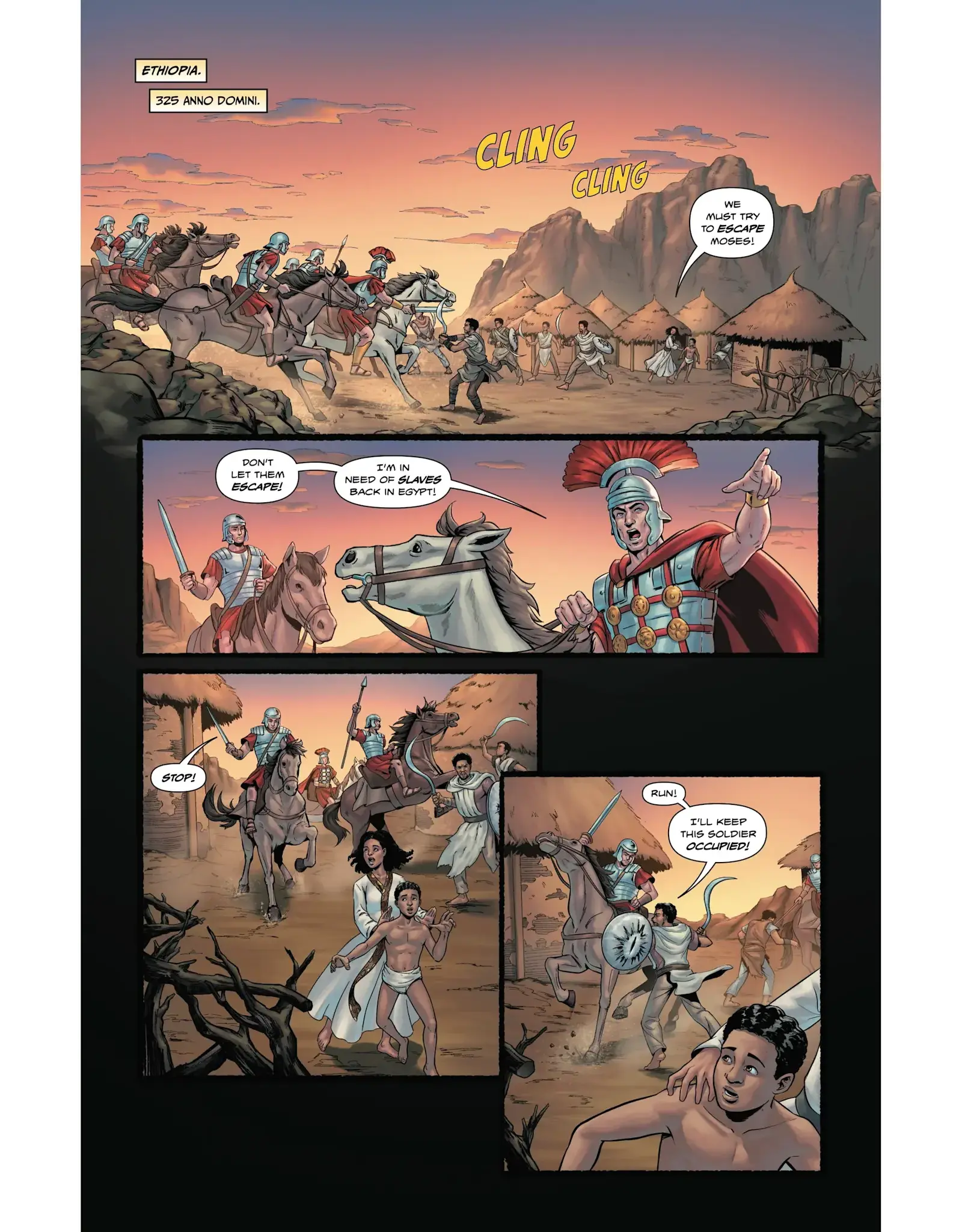 Voyage Comics Saint Moses the Strong (Comic)